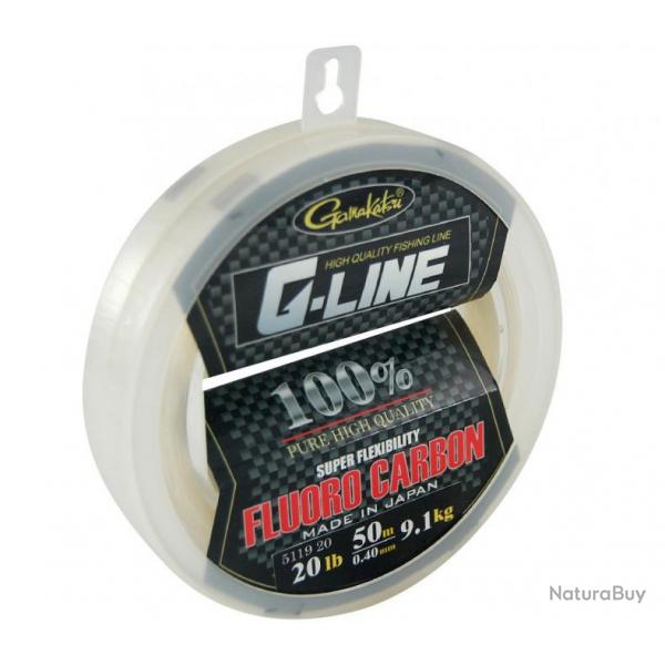 G-Line Fluorocarbon 50m Gamakatsu 1.10mm / 45.5kg