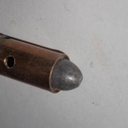 Cartouche neutralisée - 7,65mm - Gevelot -  Ogive plomb nez rond