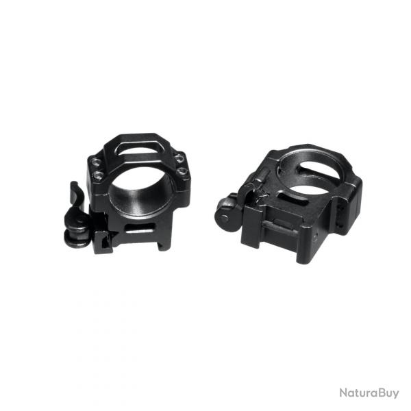 Colliers Max Strength (Modle: High Profile avec levier QD,  25,4 mm, hauteur du pied 20 mm)