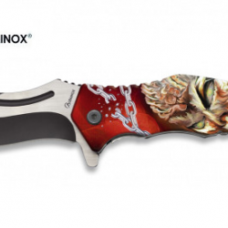 Couteau Pliant décoré Vampirella 3D  Lame de 8.5 cm