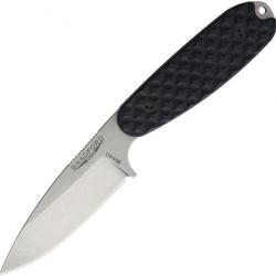 BRAD35S001 Couteau Bradford Knives Guardian 3.5 Lame Acier N690 Manche G-10 Black Etui Cuir Made USA