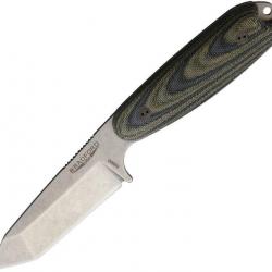 BRAD35T109 Couteau Bradford Knives Guardian 3.5 Tanto Acier N690 Manche Camo Etui Cuir Made USA
