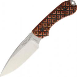 BRAD3FE006 Couteau Bradford Knives Guardian 3 Tiger Stripe Acier N690 Manche G10 Etui Cuir USA