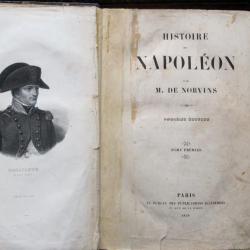 Histoire de Napoléon 11ème édition M de MORVINS 2 tomes imprimés en Suisse