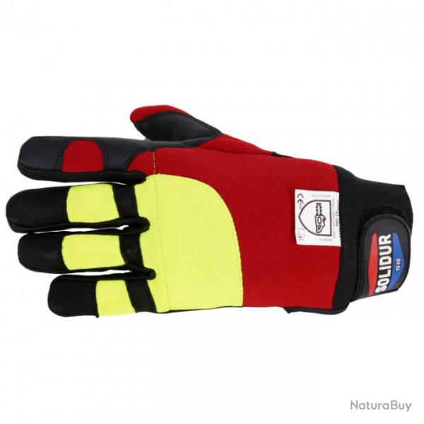 Gants pour trononneuse anti-coupures 2 mains Solidur GA04 8