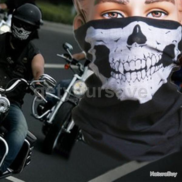 Masque Skull Biker Airsoft Motard Moto Cache Cou Col Bandana NEUF