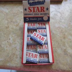 paquet lame rasoir STAR  ww2 US army seconde deuxième guerre américain GI sorti de boite