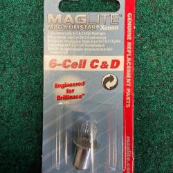 Ampoule de rechange  pour torche Maglite C ou D - Modèle : 6 Cell