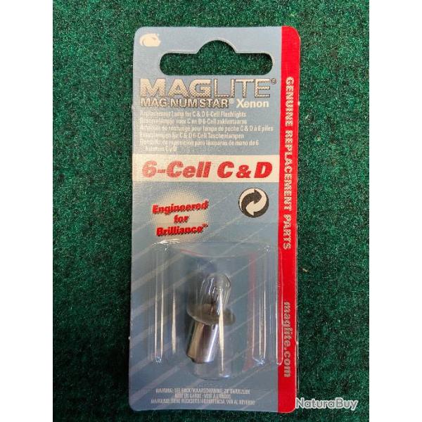 Ampoule de rechange  pour torche Maglite C ou D - Modle : 6 Cell