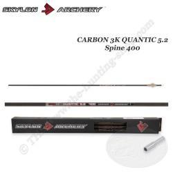 SKYLON ARCHERY 12 Flèches Carbone QUANTIC ID 5.2 400 Flèches coupées et inserts collés