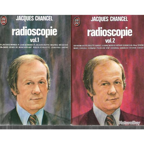 radioscopie de jacques chancel vol 1&2 j'ai lu