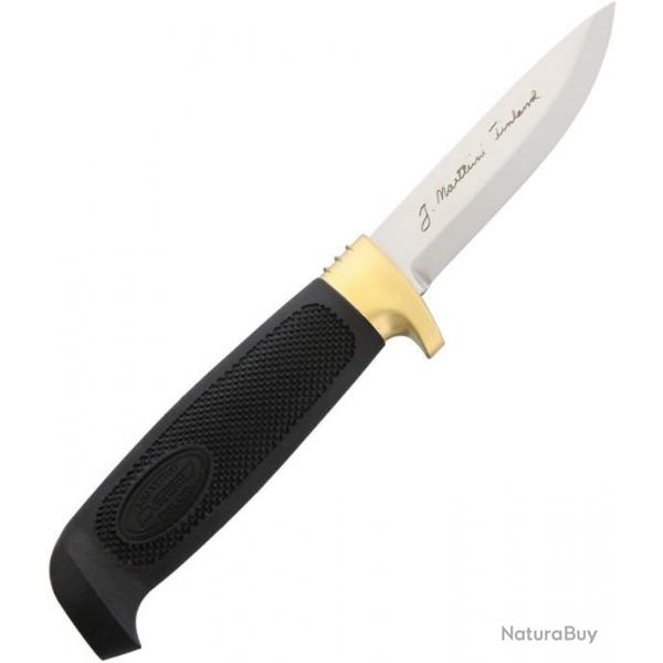 Couteau de chasse MARTTIINI Made in Finland Manche en Zytel avec Etui en cuir MN185013071