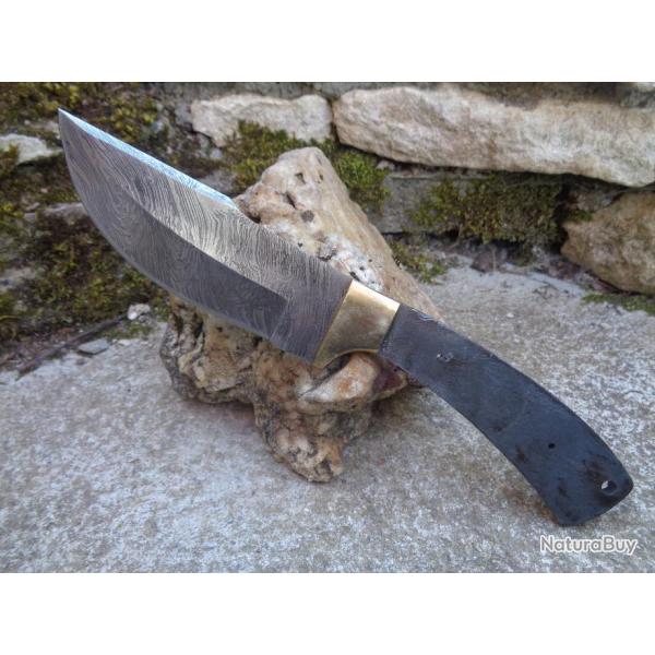Lame A Customiser Skinner Damas 256 Couches Couteau de Chasse BL096
