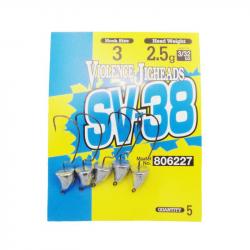 Tête plombée Decoy SV-38 T3 - 2.6gr