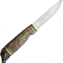 Couteau de chasse Sanglier MARTTIINI Made in Finland Manche en bouleau avec Etui en Cuir MN54601307