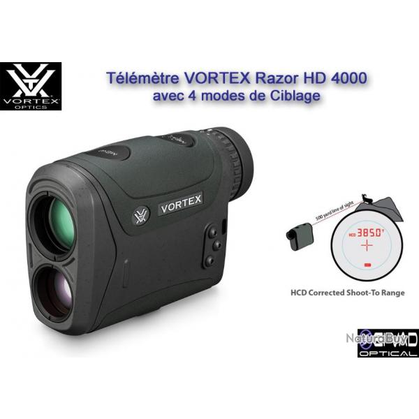 Tlmtre VORTEX Razor HD 4000 avec 4 modes de ciblage