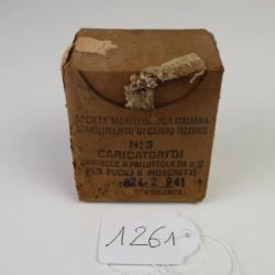 BOITE 6.5 CARCANO 1941 WW2 - REF 1261
