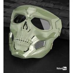 Masques de crâne de Paintball TÊTE DE MORT VERT - LIVRAISON GRATUITE !!