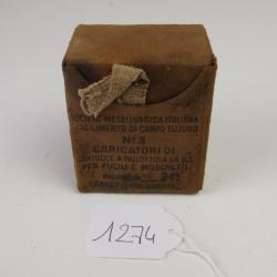 BOITE 6.5 CARCANO 1941 WW2 - REF 1274