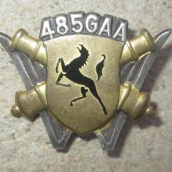 485° Groupe d'Artillerie Antiaérienne, émail,