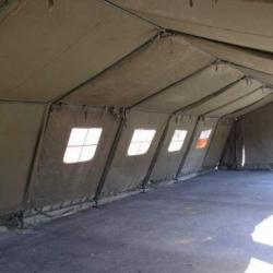 Grande tente militaire de campement F1 Armée Française  20m30 x 5m70
