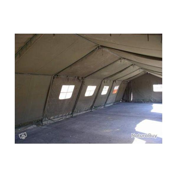 Grande tente militaire de campement F1 Arme Franaise  20m30 x 5m70