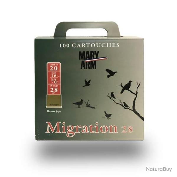 Pack Mary-Arm Migration 28 cal 20 Mlangs 7 1/2 + 8 1/2