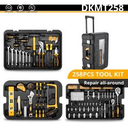 Boite a Outils Qualite Pro en Malette pour la Maison Voiture Bricolage, Modele: KIT 255PCS