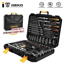 Boite a Outils Qualite Pro en Malette pour la Maison Voiture Bricolage, Modele: KIT 140PCS