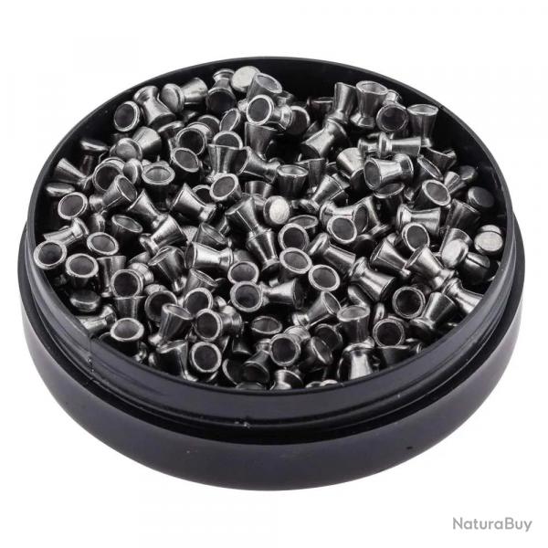 Boite de 500 plombs Black ops souples plats cal 4.5