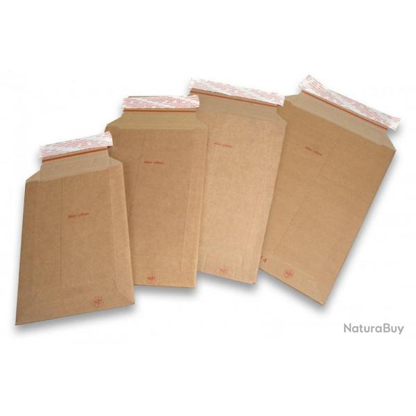 lot de 10 Enveloppes carton A4 23,5 x 34 cm 35 mm (max.)
