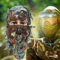 chasse chapeau Camouflage masque facial cagoule bois masque complet - LIVRAISON GRATUITE !!