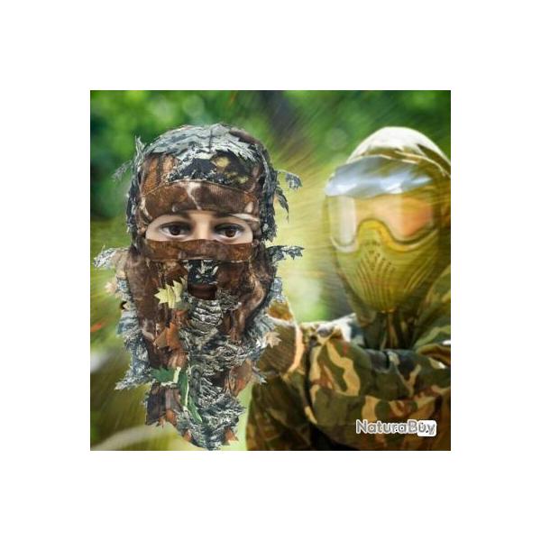 chasse chapeau Camouflage masque facial cagoule bois masque complet - LIVRAISON GRATUITE !!