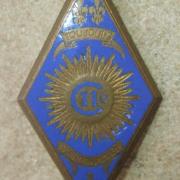 insigne du 6° régiment de dragons de fabrication Drago Paris G. 1012