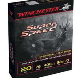 Winchester Super speed Cal.20/76 32gr nickelé par 30