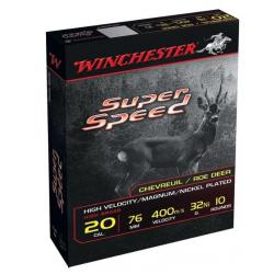 Winchester Super speed Cal.20/76 32gr nickelé par 50