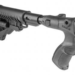 Crosse FAB DEFENSE Type M4 pour Remington 870 avec Absorbeur de Chocs - Noir