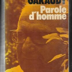 parole d'homme de roger garaudy