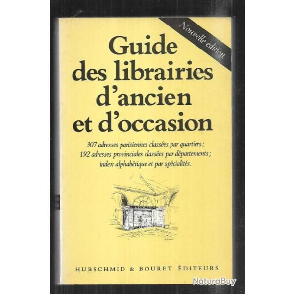 guide des librairies d'ancien et d'occasion denis basane 1983