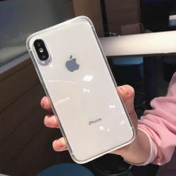 Coque Silicone Transparent Blanc Pour Iphone X/XS NEUF