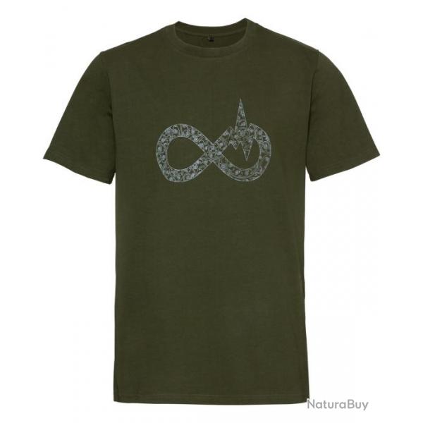 T Shirt Infinity Couleur Vert. Taille M
