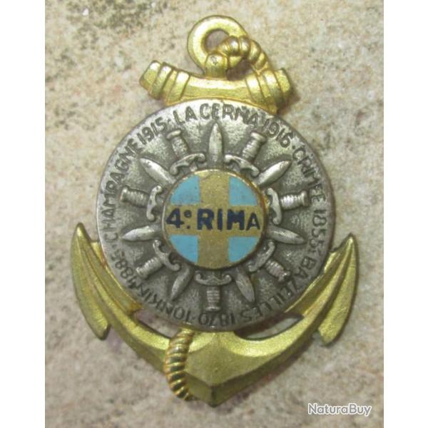 4 R.I.M.A, dos guilloch argent, anneaux, 47 mm