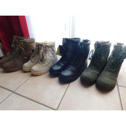 Chaussures de sniper toutes tailles avec 4 camouflages au choix