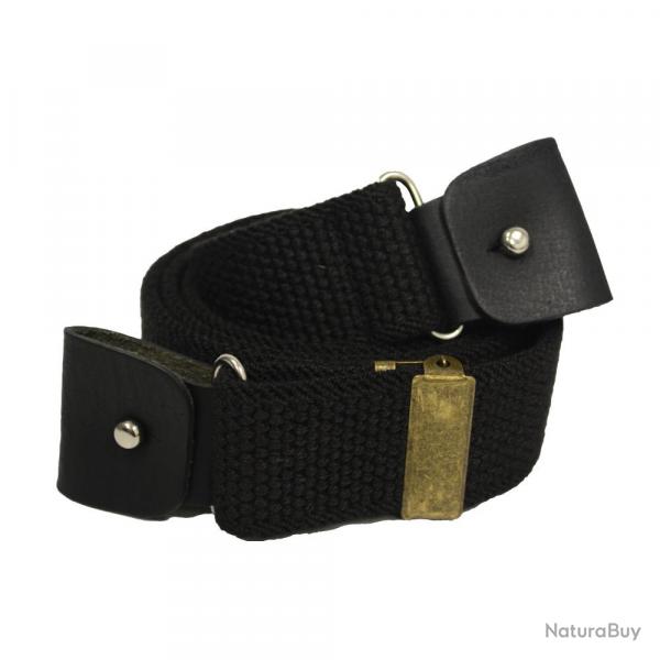Ceinture sans boucle noire