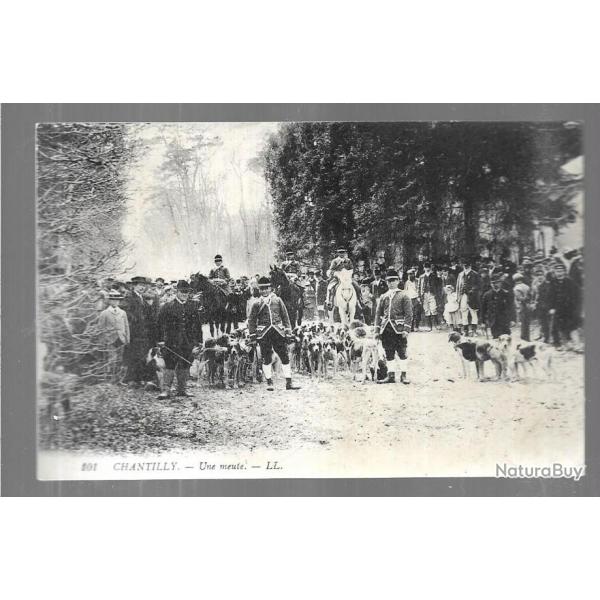 chantilly une meute  , chasse  courre, quipage, vnerie ,
