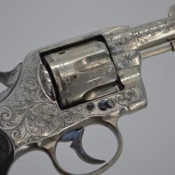 COLT 1895 41LC GRAVER NICKELE 3 pouces CALIBRE 41 Long Colt - USA XIXè Très bon  U.S.A. XIX eme Civi