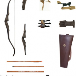 KIT DELUXE RTS - RECURVE BUCK TRAIL ANTELOPE 2019 - 60"/35# - DROITIER