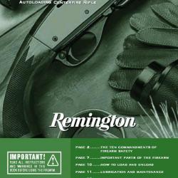 Notice carabine Remington 7400