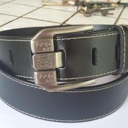 -ceinture mode de couleur noire pour hommes | Boucle ardillon de luxe, ceinture pour hommes