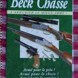Rare catalogue BECK Chasse